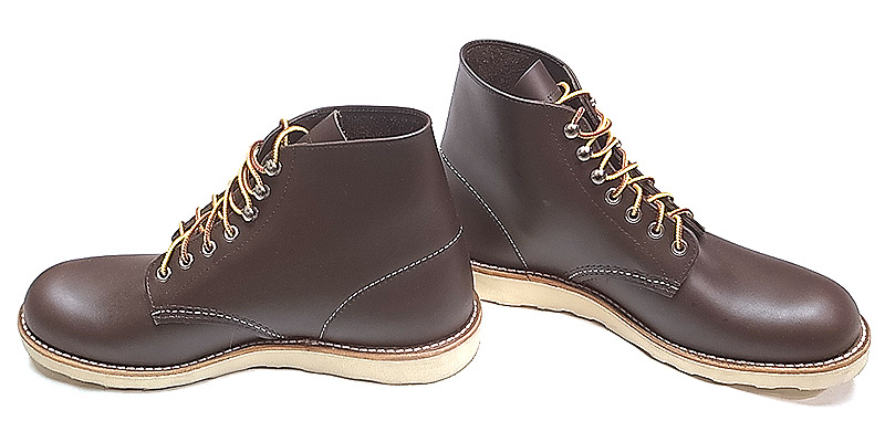 RED WING 8132 Round-Toe Boots 6inch USA製 ガラス・レザーUSA限定 箱