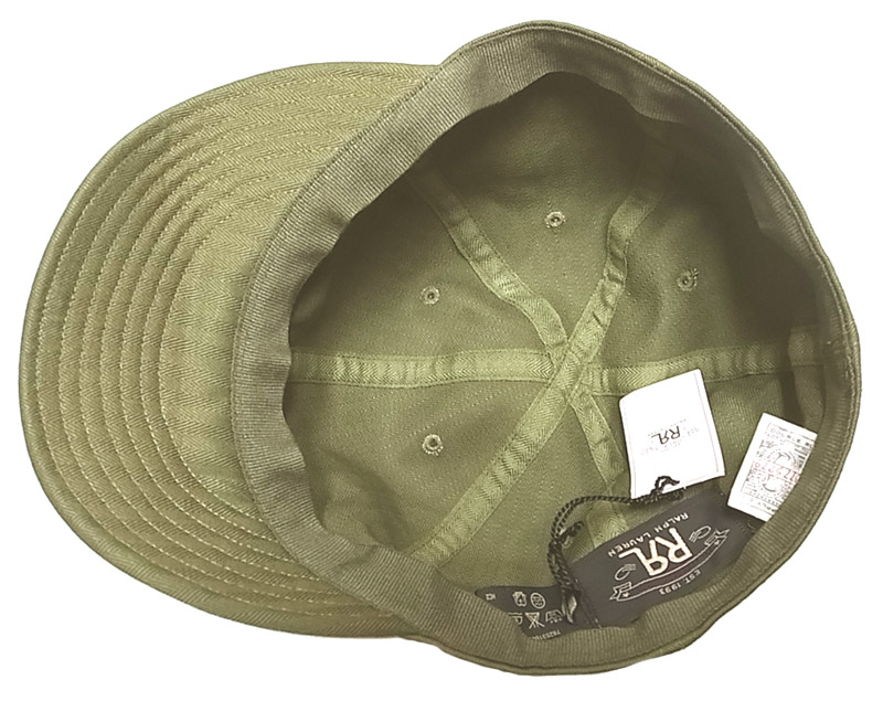 Double RL(RRL) HBT Military Cap ARMY GREEN ミリタリー サービス