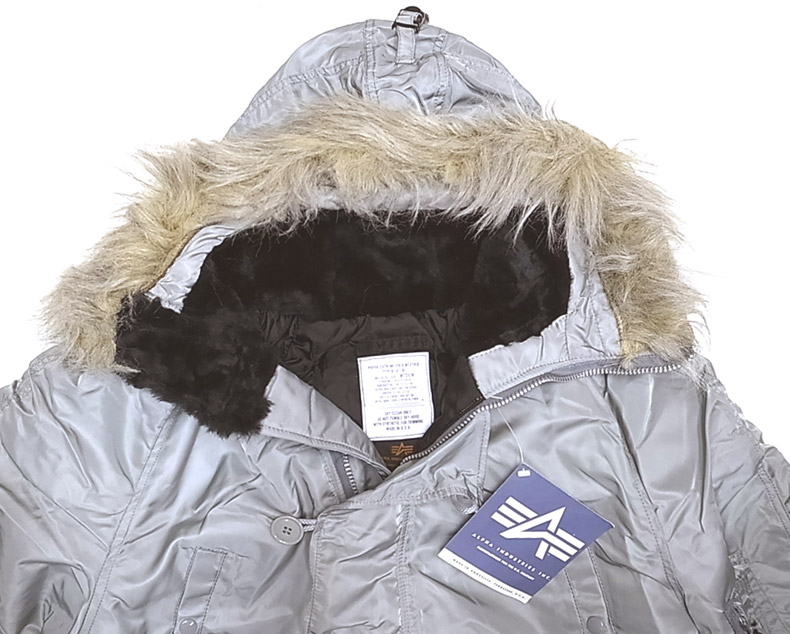 Deadstock 1992'S ALPHA type N-3B Silver アルファ フライト