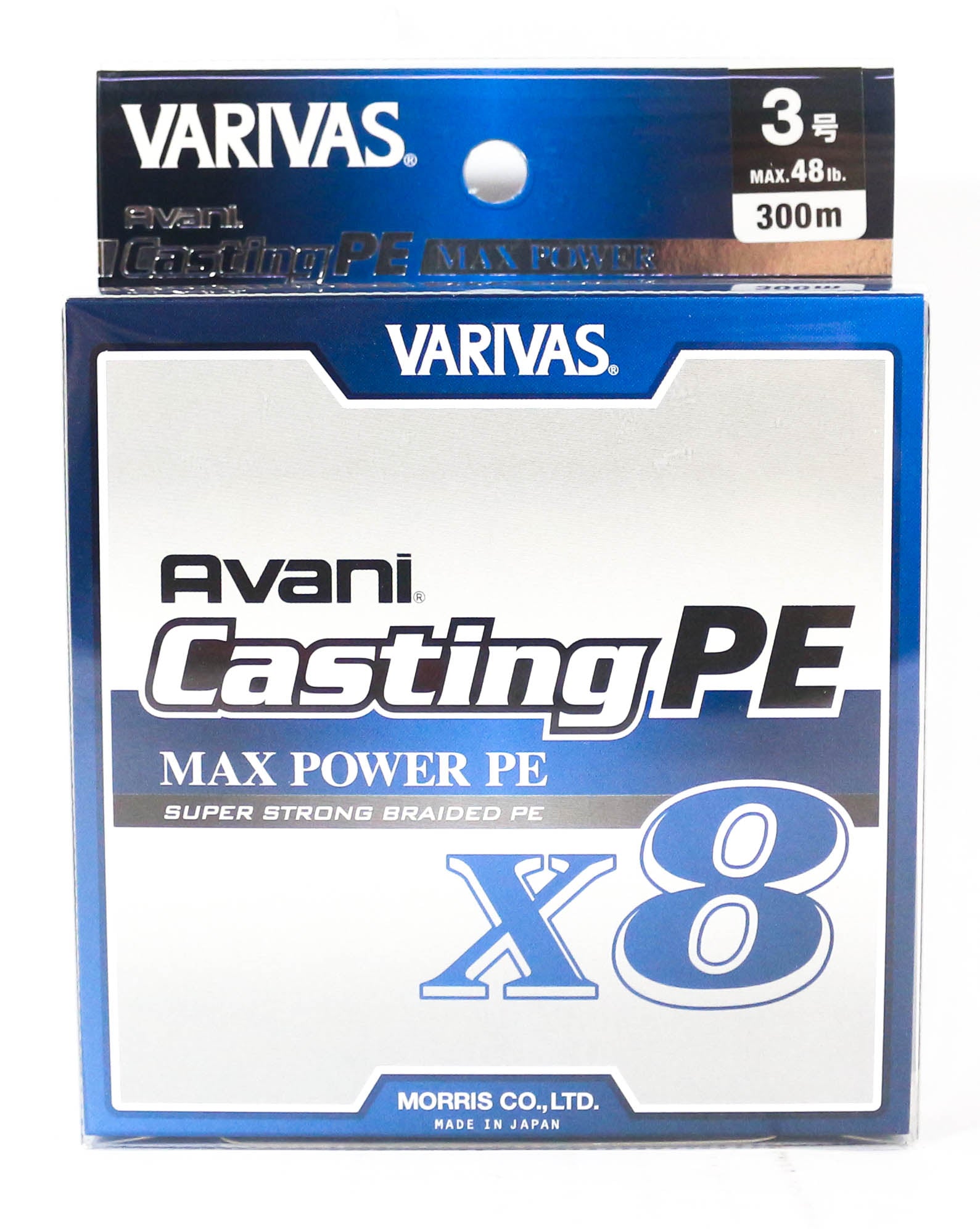 Varivas P.E Line New Avani Max Power Casting X8 300m P.E 3 48lb (8586)