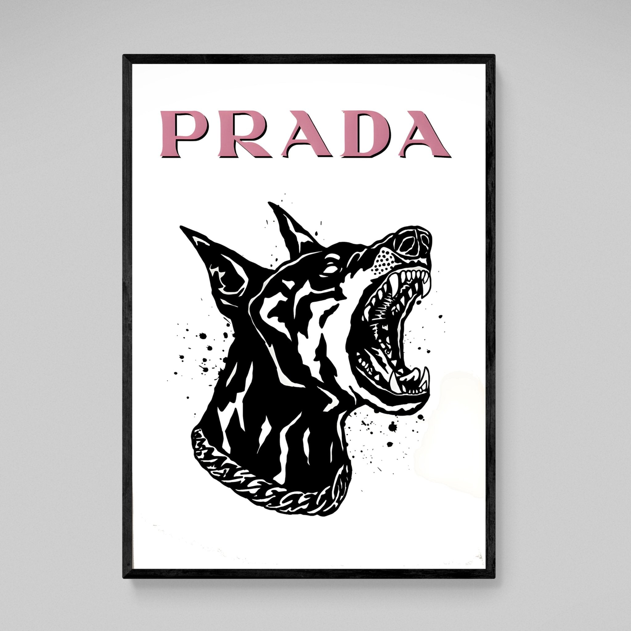 Prada Canvas Wall Art | Luxury Art Canvas