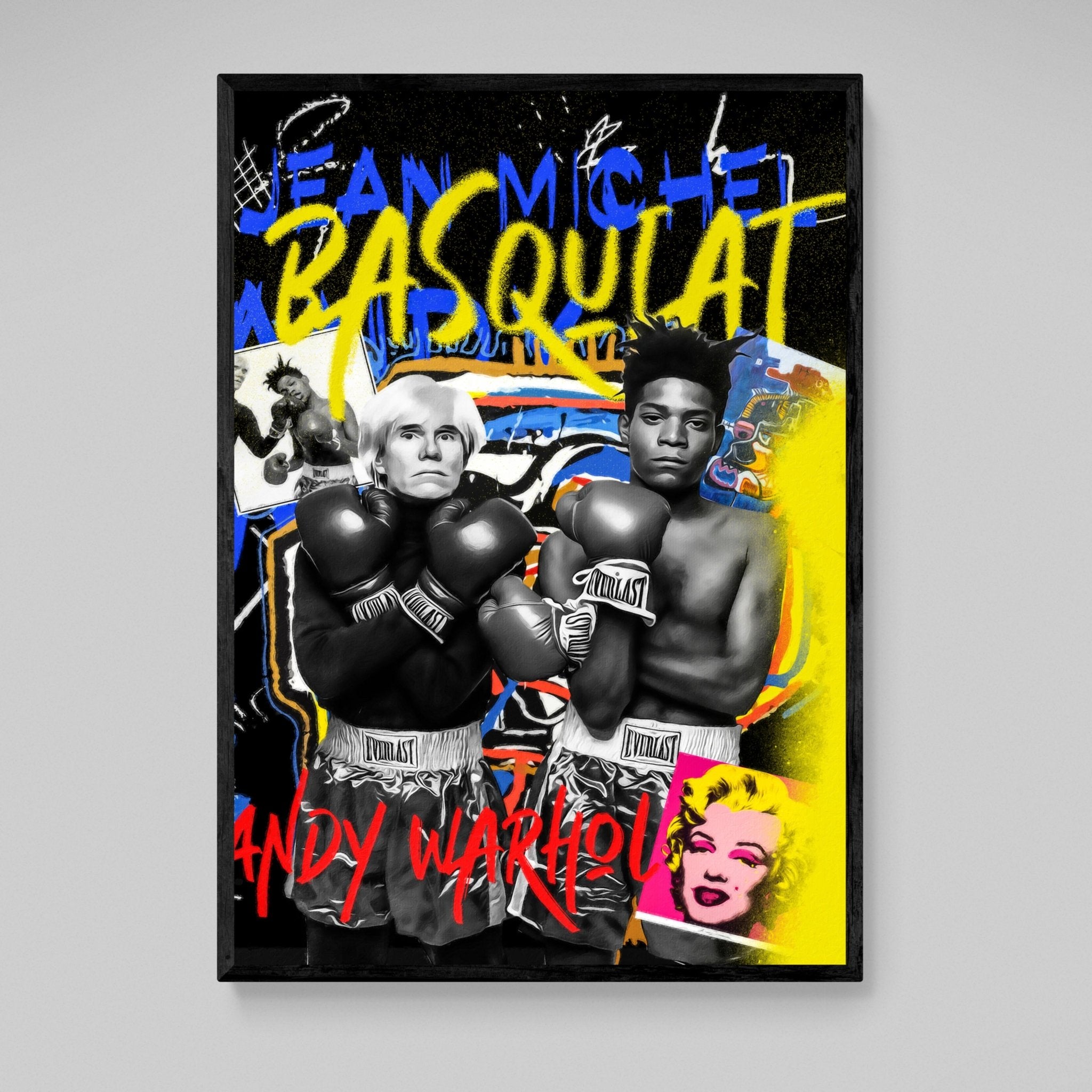Andy Warhol Jean Michel Basquiat | Luxury Art Canvas