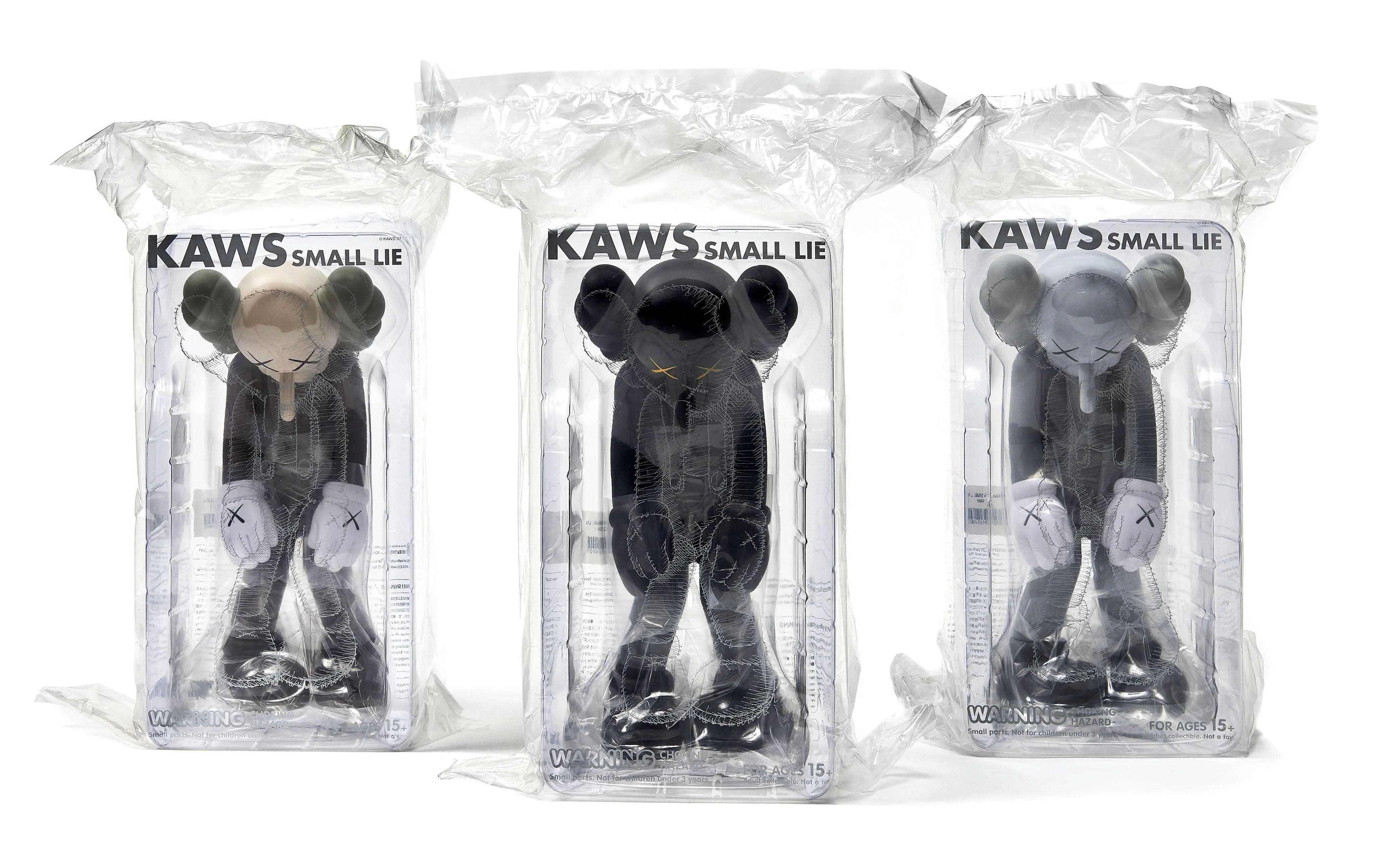 KAWS – Small Lie Companion Grey/Black/Brown (2017) – LYNART STORE
