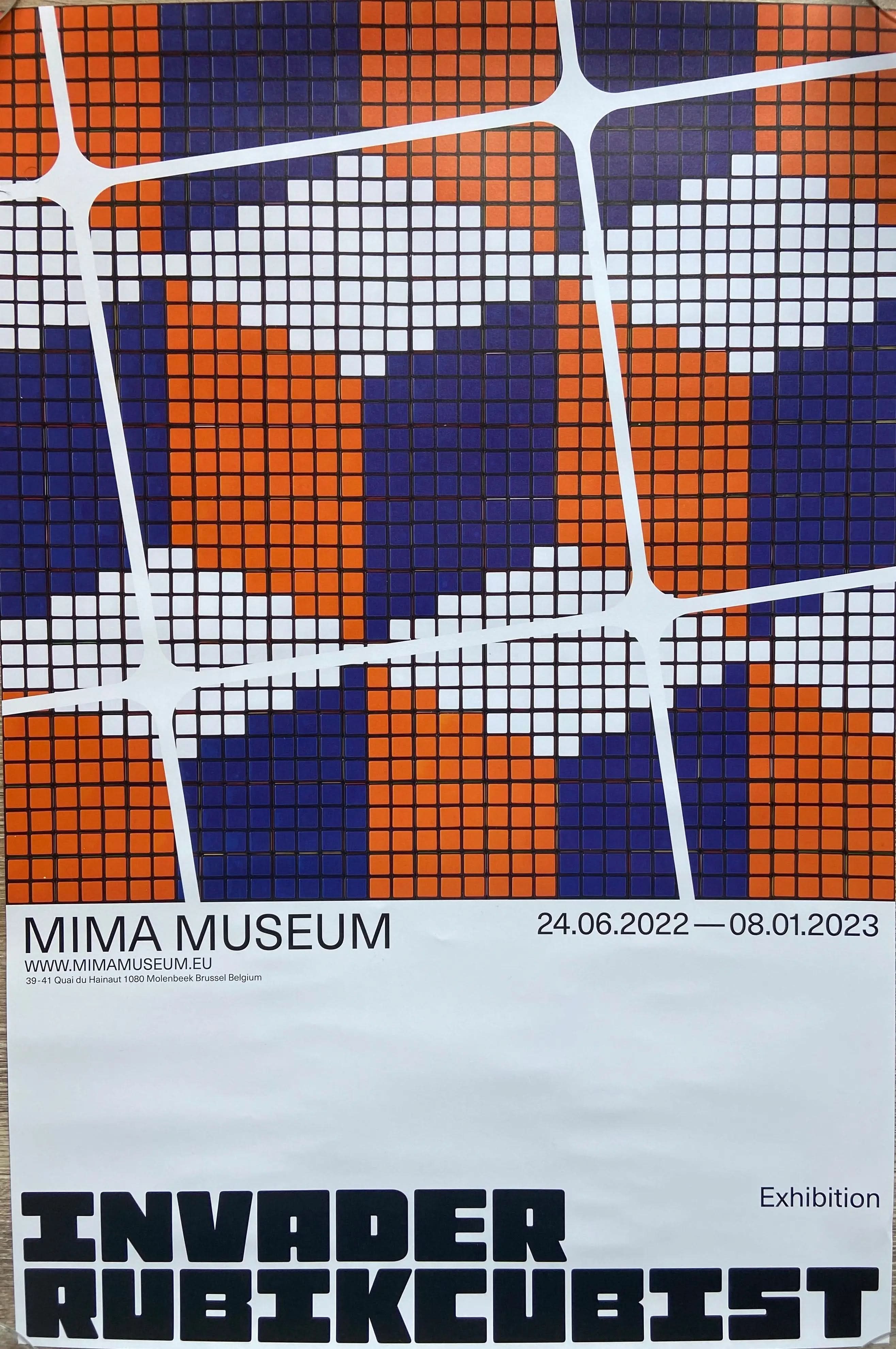 Invader – Rubikcubist 2 | Official Poster, Urban Contemporary Art