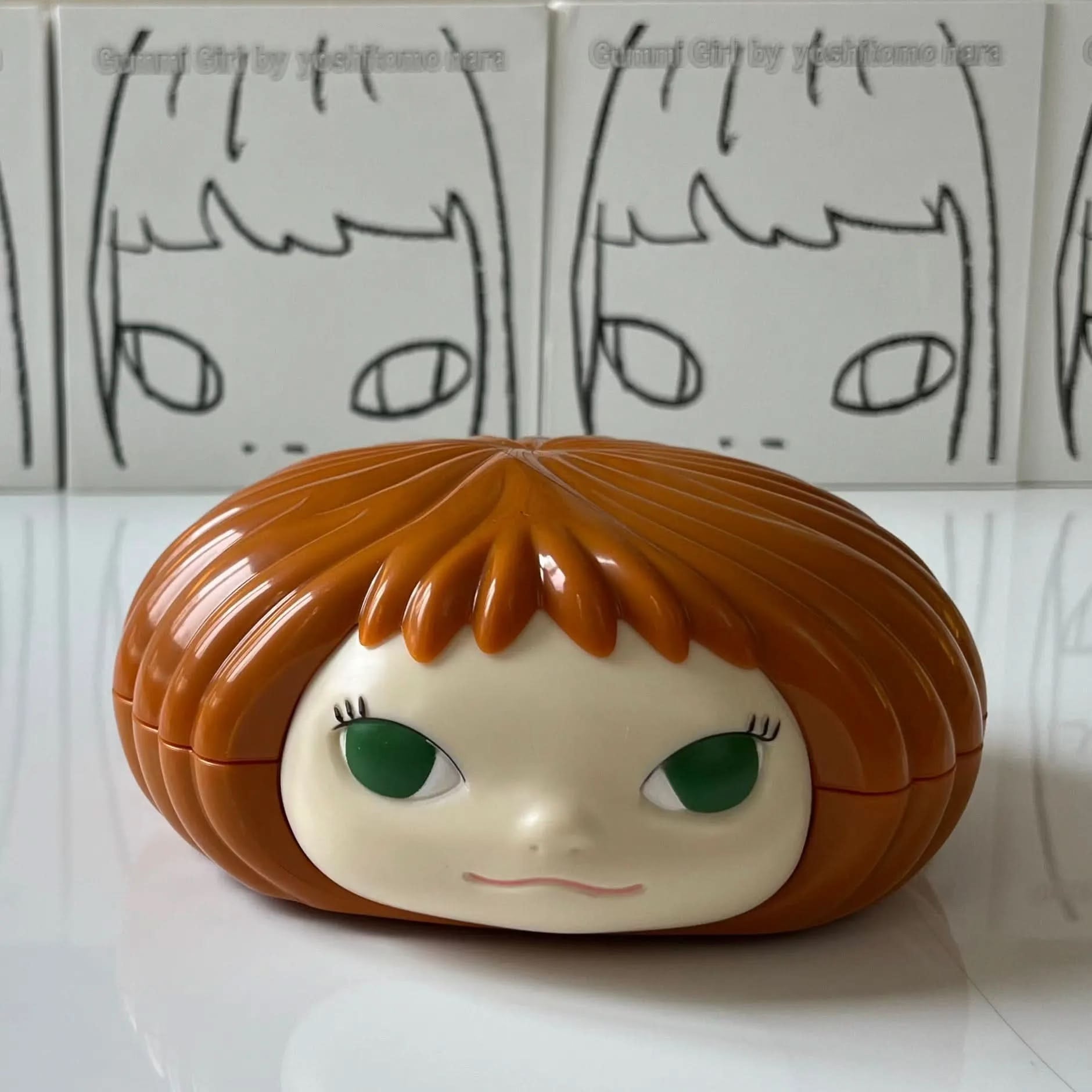 Yoshitomo Nara – Gummi Girl Candy Jar Brown Light 2006