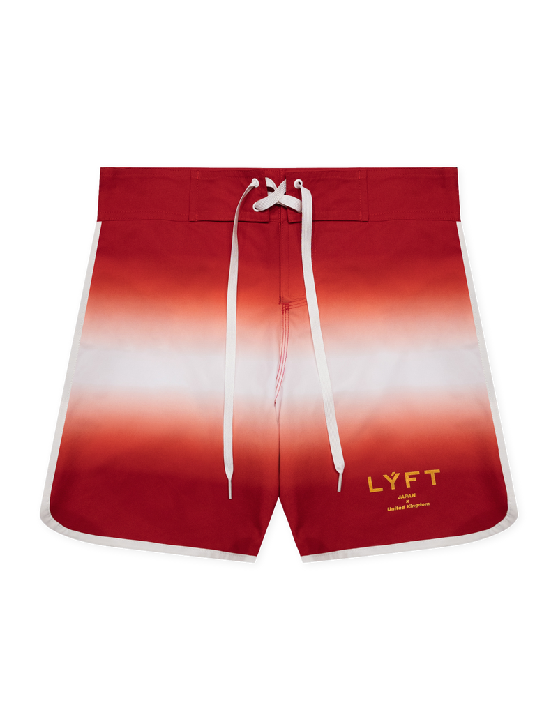 LÝFT Original Graphic Stage Shorts - Junpei Taguchi Type - White Patte