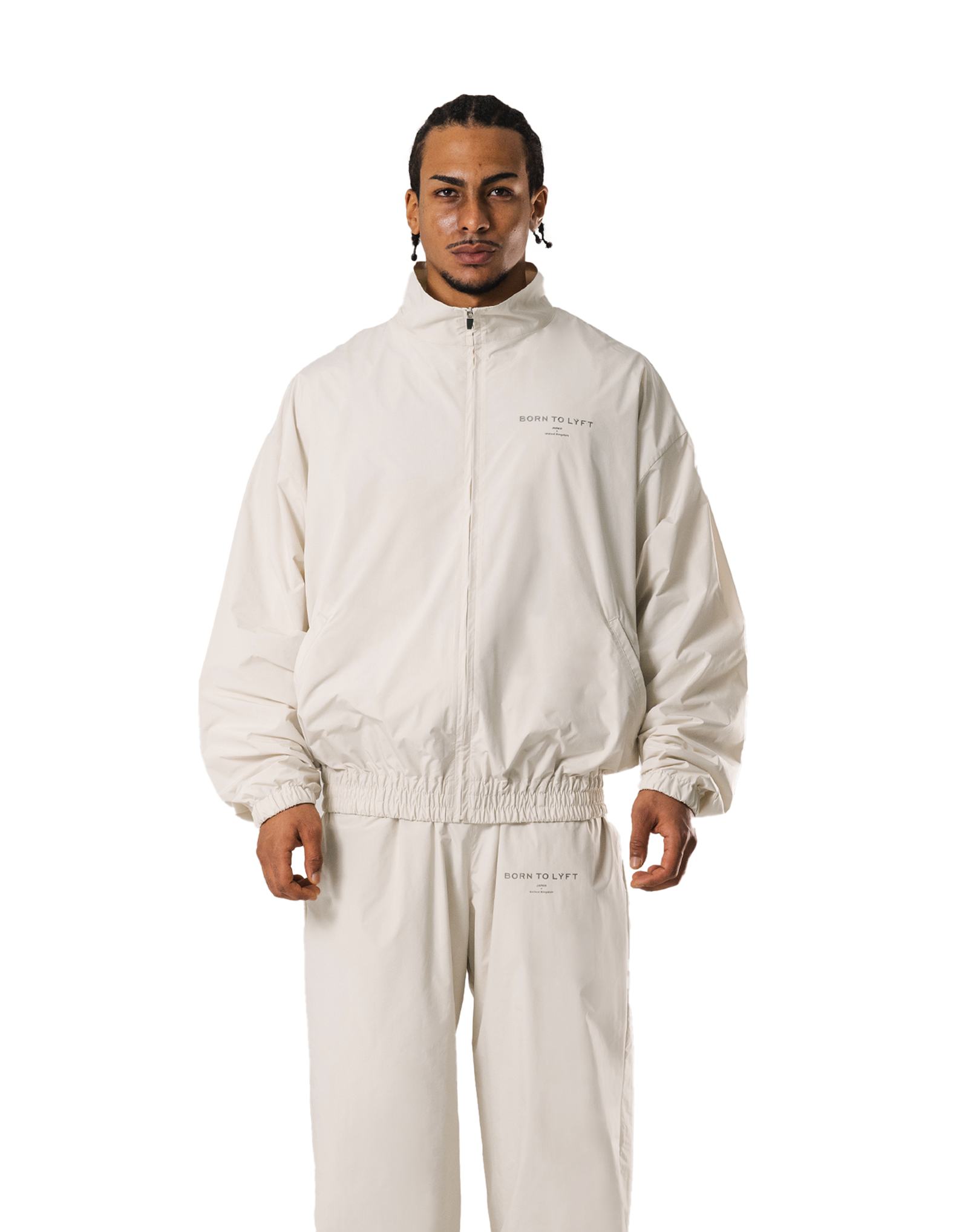 BTL Logo Nylon Jacket - Ivory – LÝFT