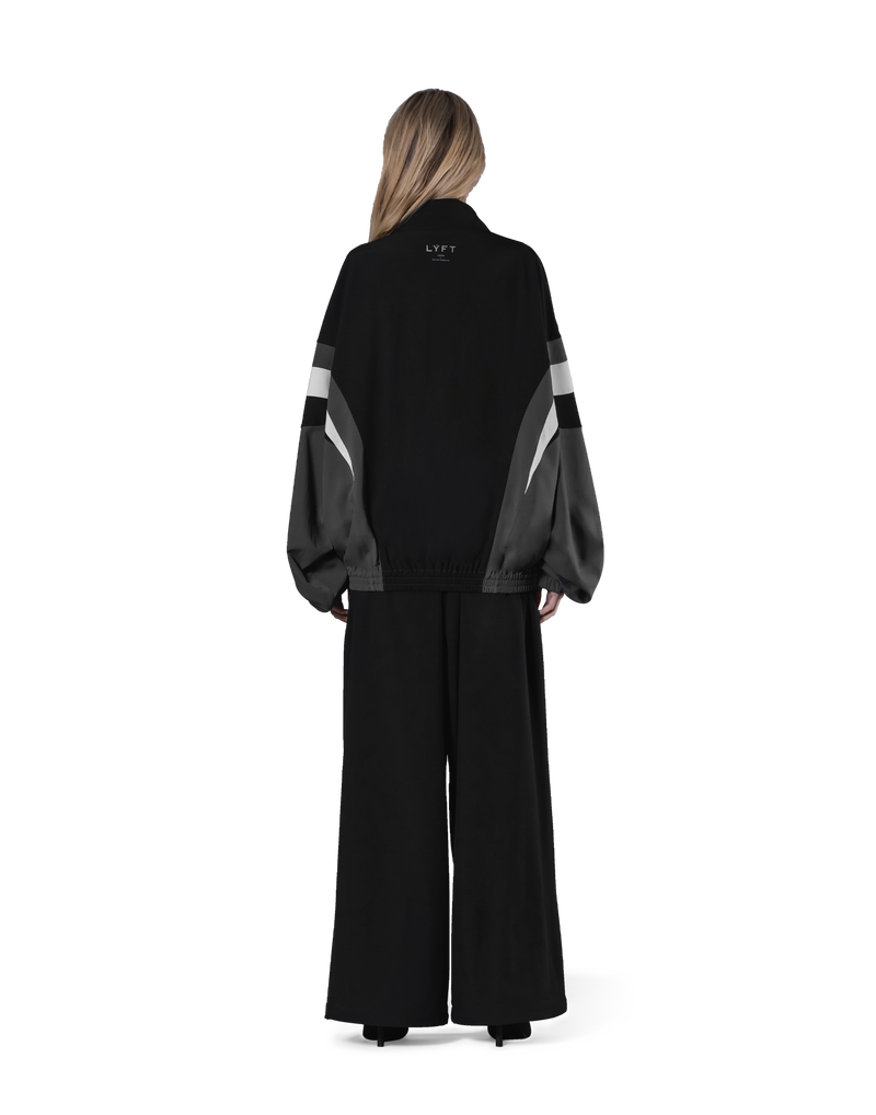 2Line Oversize Track Jacket V.2 - Black – LÝFT