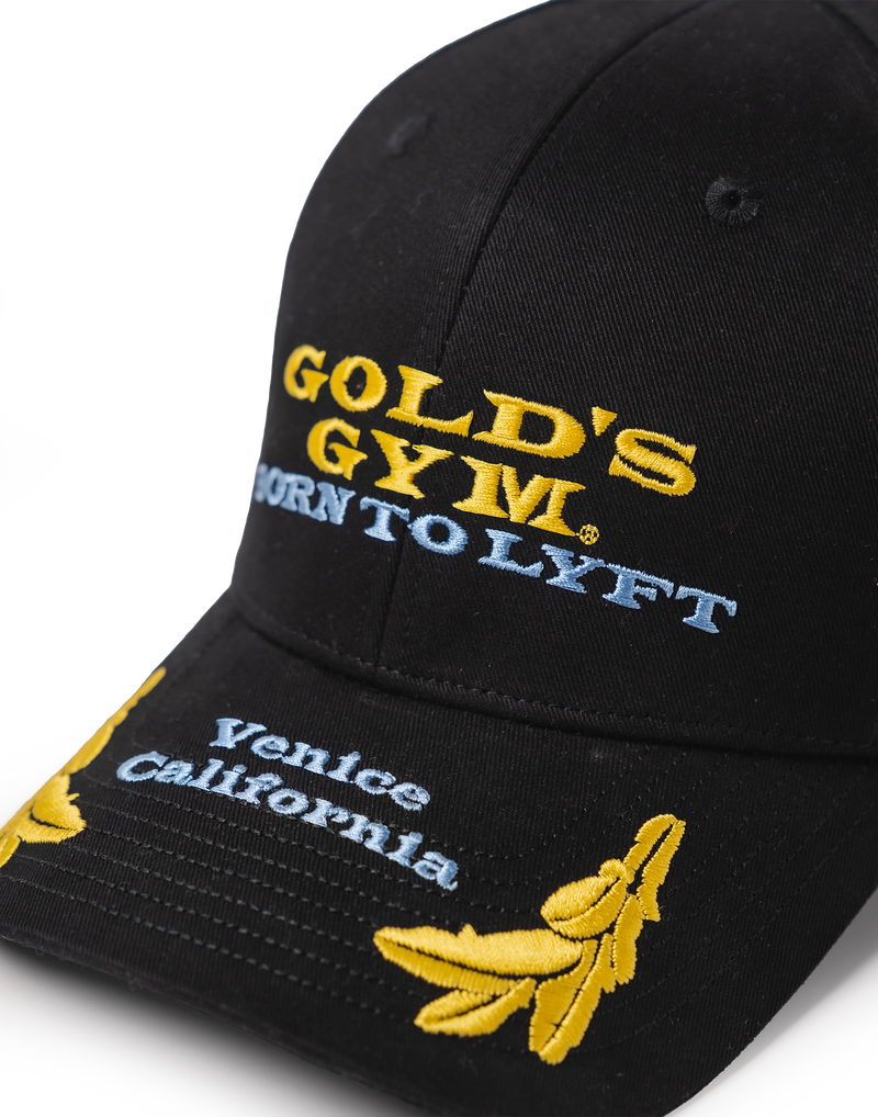 LÝFT × GOLD'S Gym Logo Cap