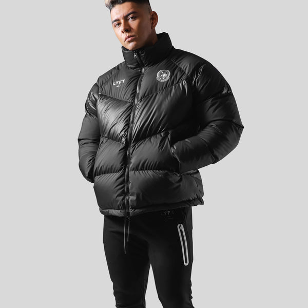 Emblem Genuine Down Jacket - Black – LÝFT