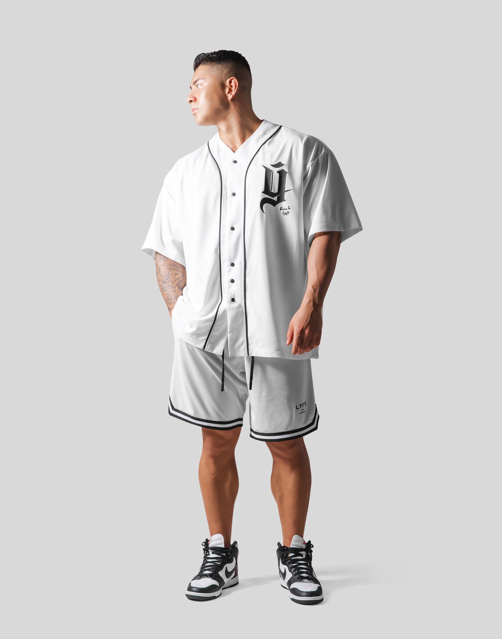Old Y Mesh Baseball Shirt - White – LÝFT
