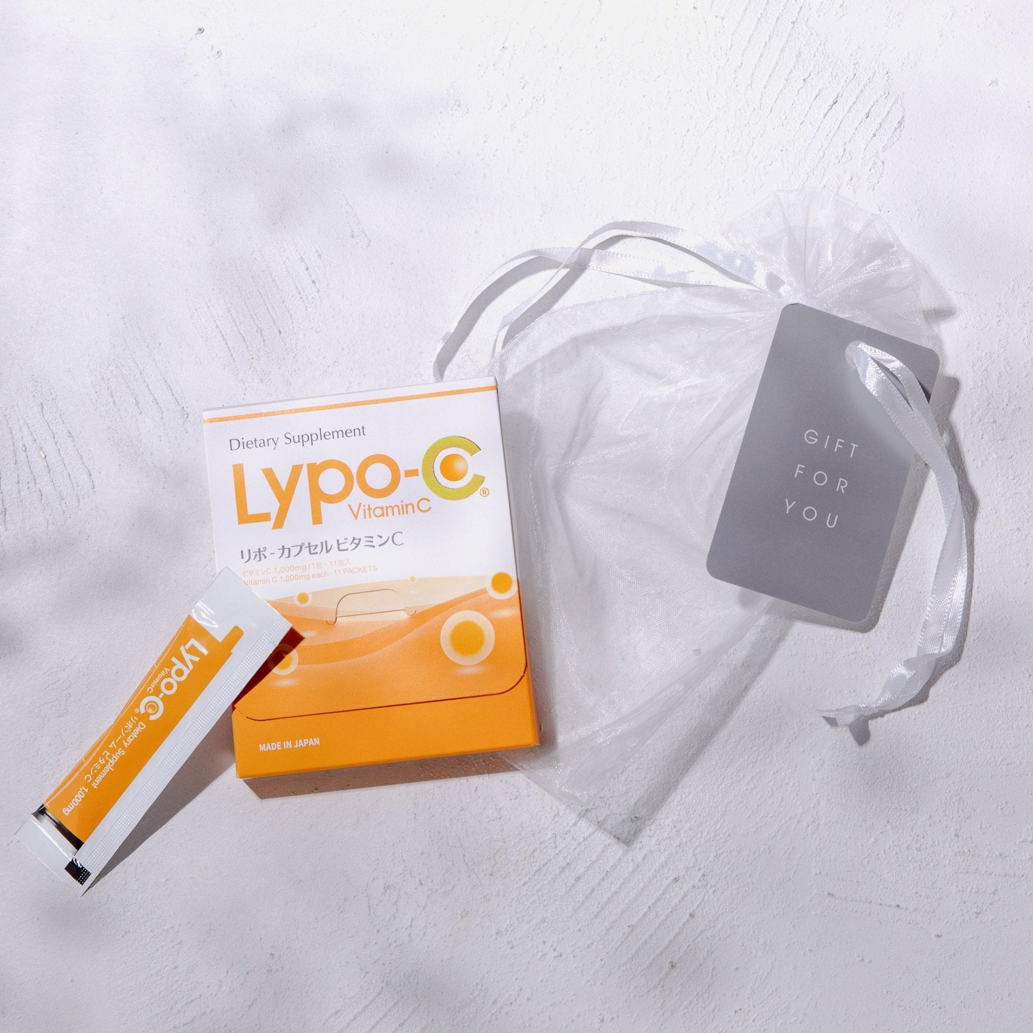ギフト】Lypo-C Vitamin C(11包入)+オーガンジー巾着 | リポソーム技術