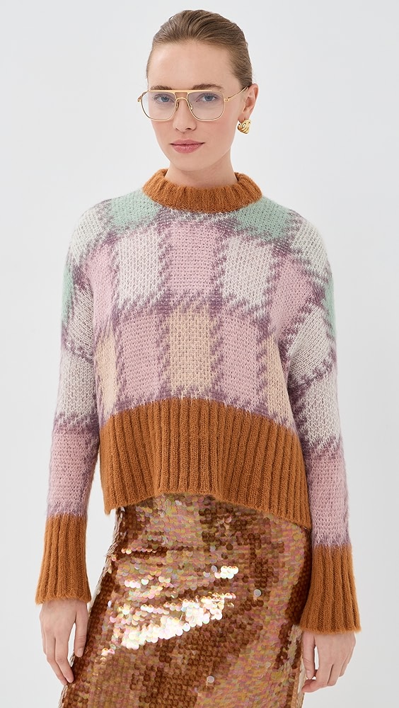 Acne Studios Kuelu Cat Jacquard Sweater | Shopbop