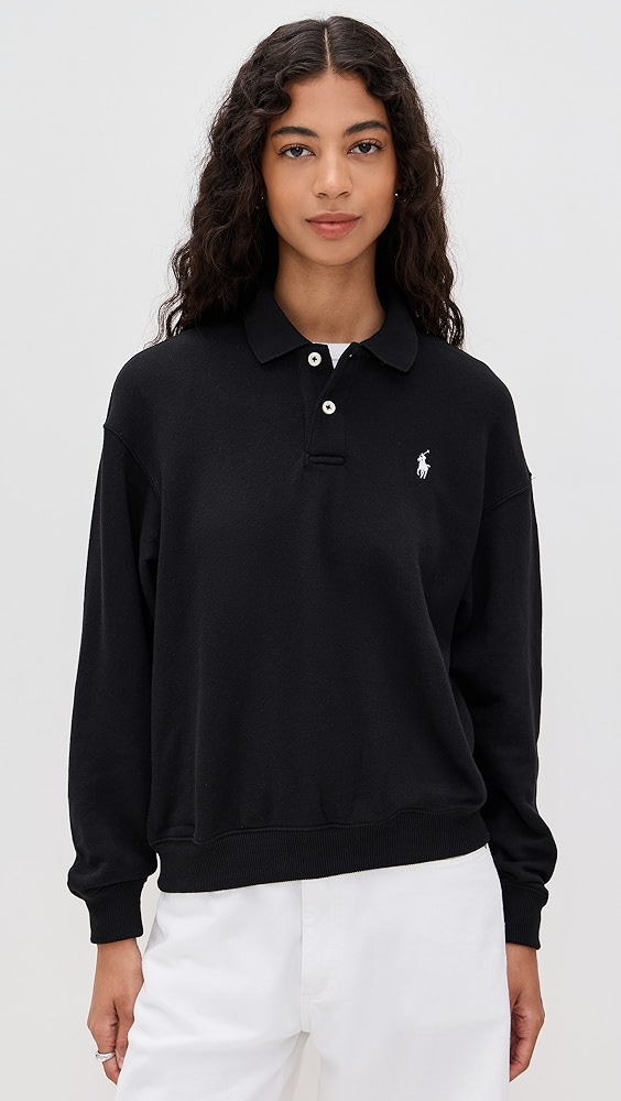Polo Ralph Lauren Polo Collar Sweatshirt | Shopbop