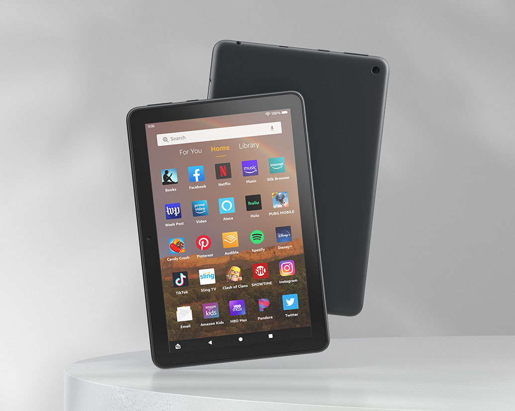 2020 Slate Fire HD 8 Tablet, 8'' HD Display, 64 GB | Amazon