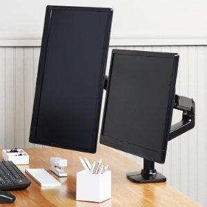 Amazon.co.jp: Amazonベーシック モニターアーム デュアル