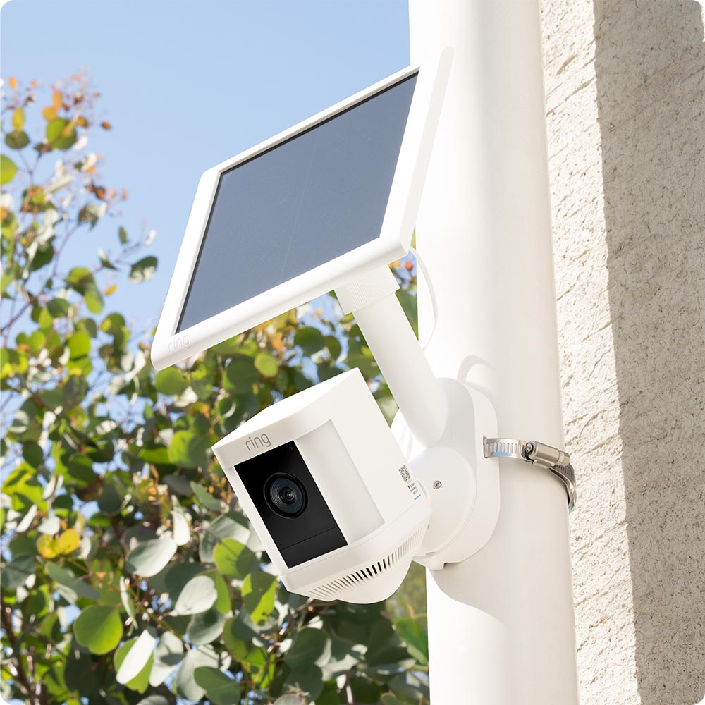 Ring Spotlight Cam Plus, Battery ホワイト - センサーライト付き