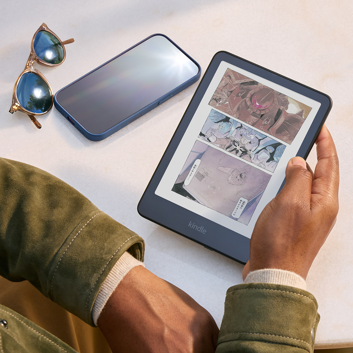 Amazon.co.jp: Amazon Kindle Colorsoft | 16GBストレージ、防水、7