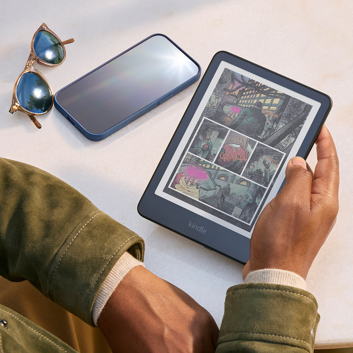 Apresentamos o Kindle Colorsoft (16 GB) - Com tela colorida e