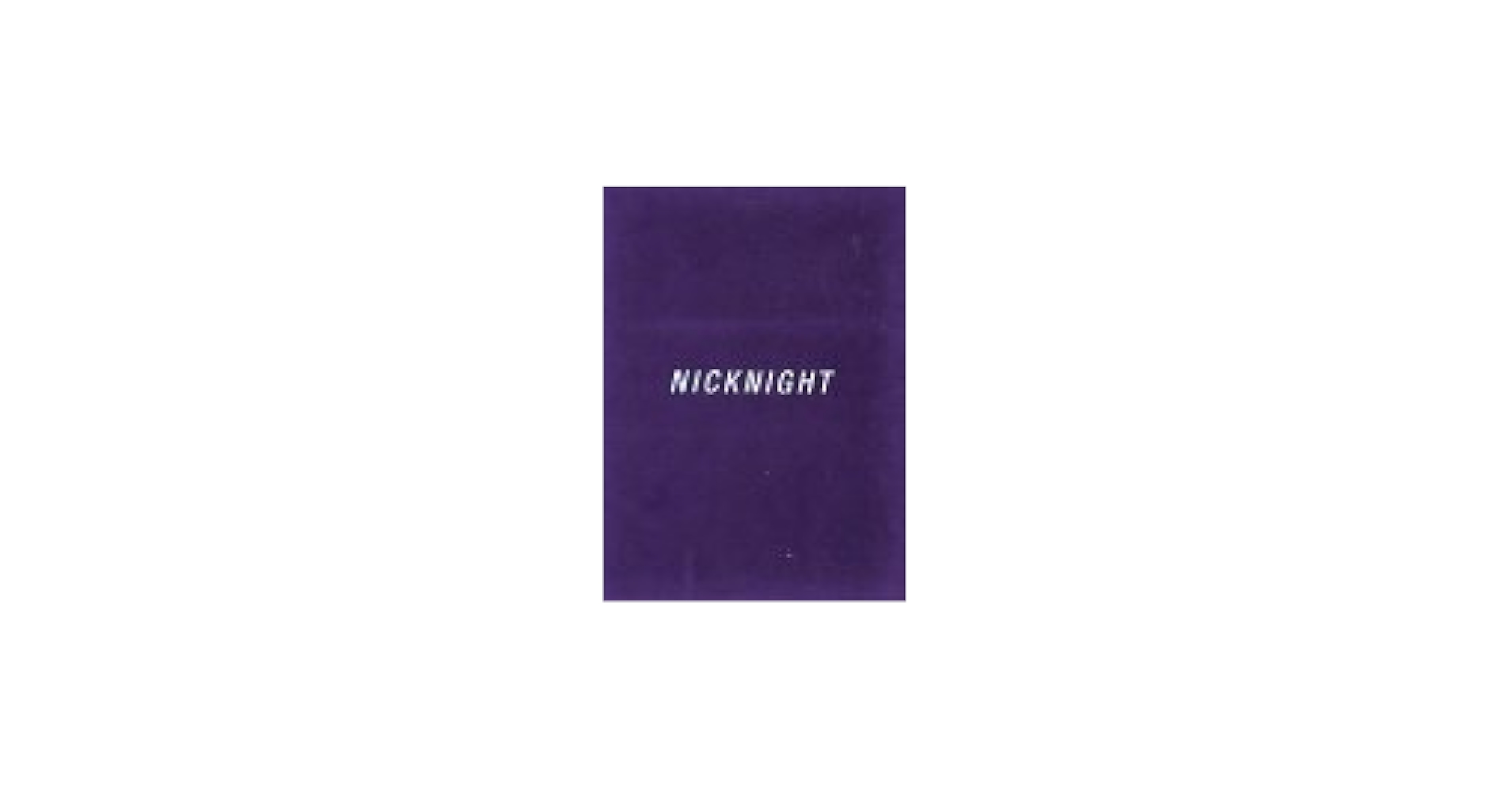 Nick Knight: Nicknight - The Blue Velvet Book (Schirmer art books