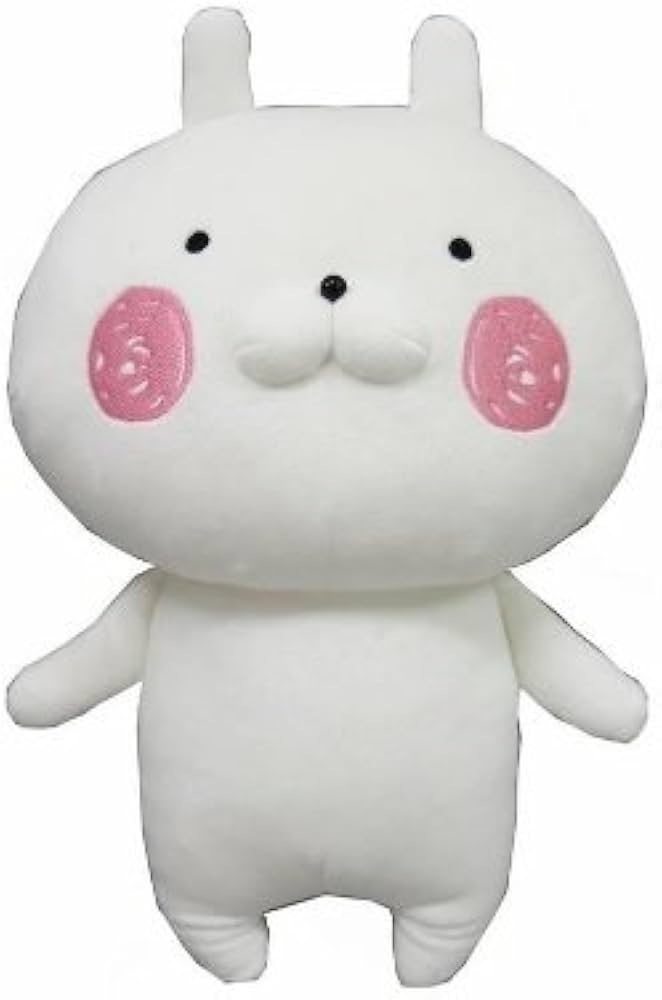 Amazon.co.jp: うさまる ぬいぐるみ ほっぺ赤 M : おもちゃ
