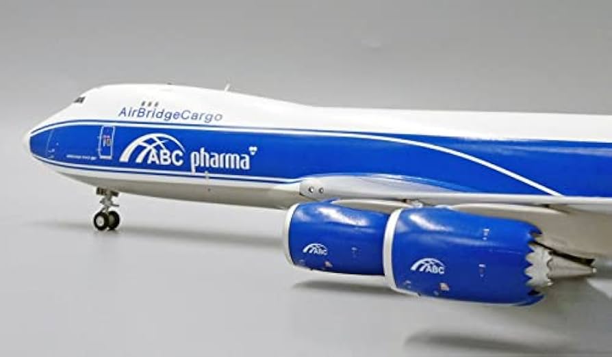 Amazon.com: JC Wings AirBridge Cargo for Boeing 747-8F VP-BBL 1