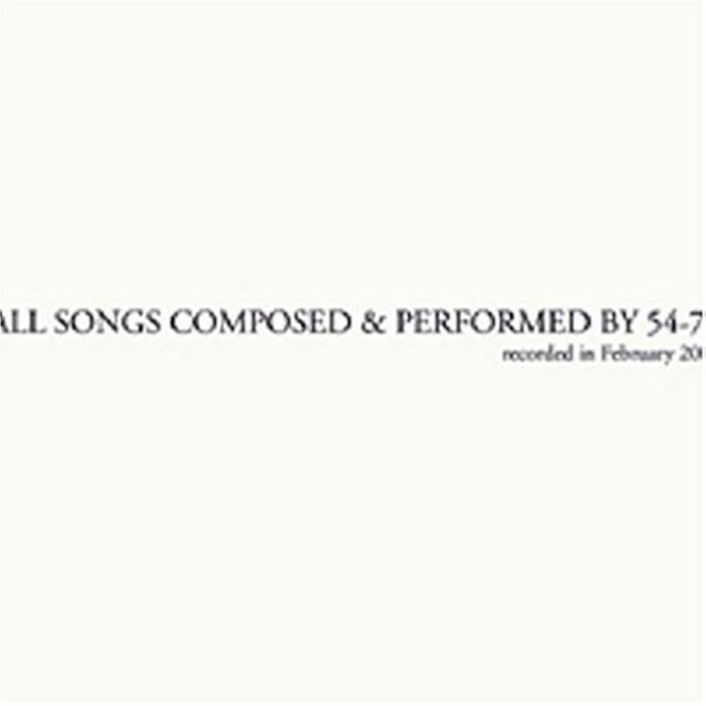 Amazon.co.jp: ALL SONGS COMPOSED & PERFORMED BY 54-71 Recorded in