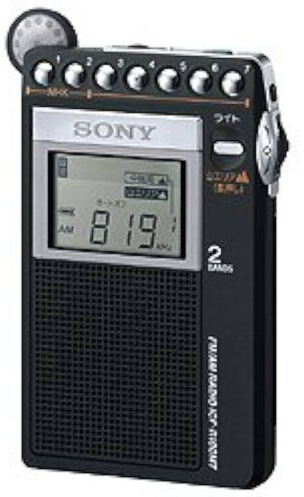 Amazon.co.jp: SONY FM/AM PLLシンセサイザーラジオ 山ラジオ R100MT