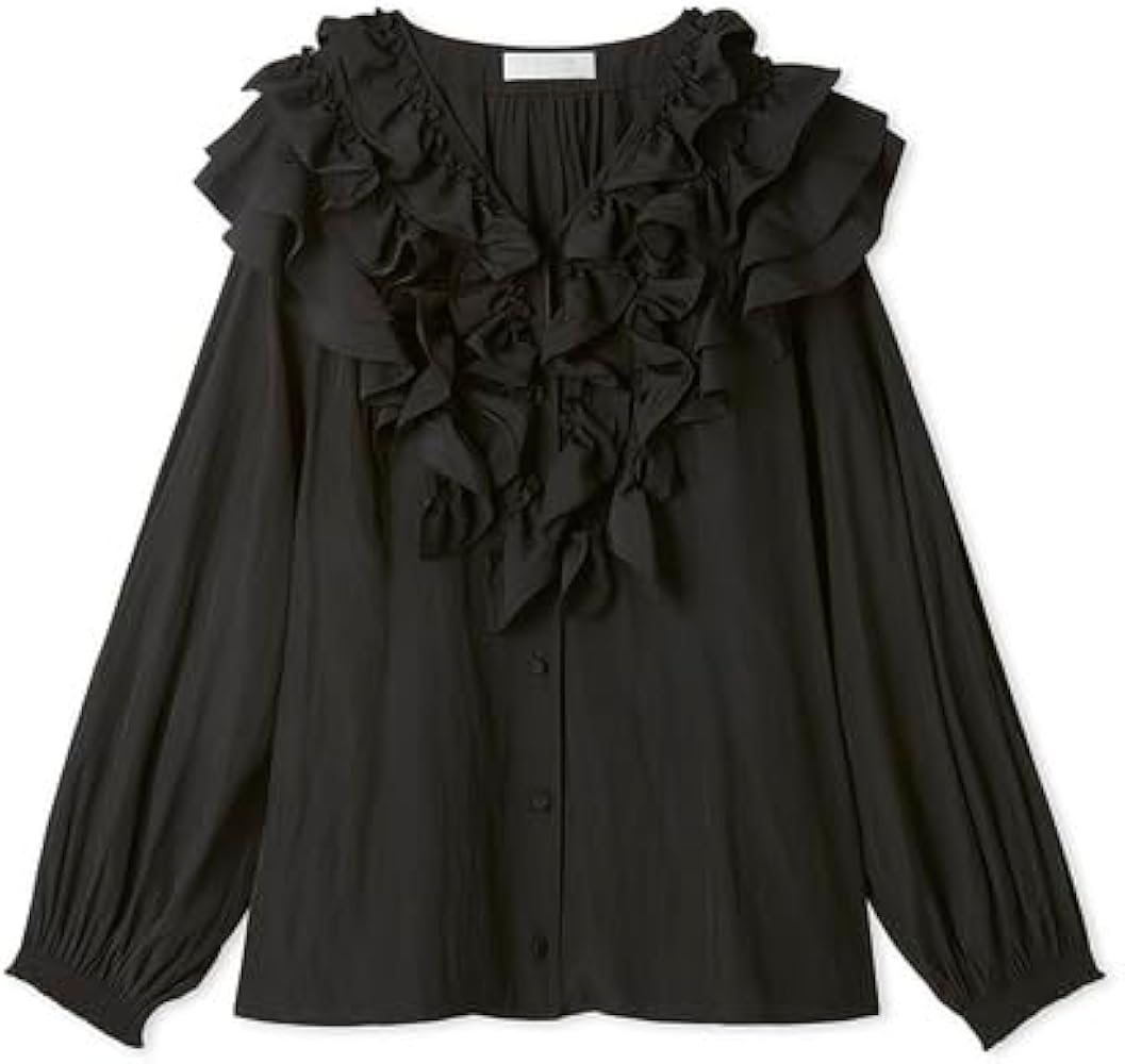 Amazon | [セルフォード] 割線フリルチュニックブラウス CWFB245015