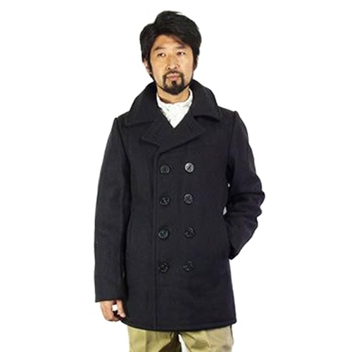 Schott ショット ピーコート 紺 M JKT② ショット ピーコート ネイビー