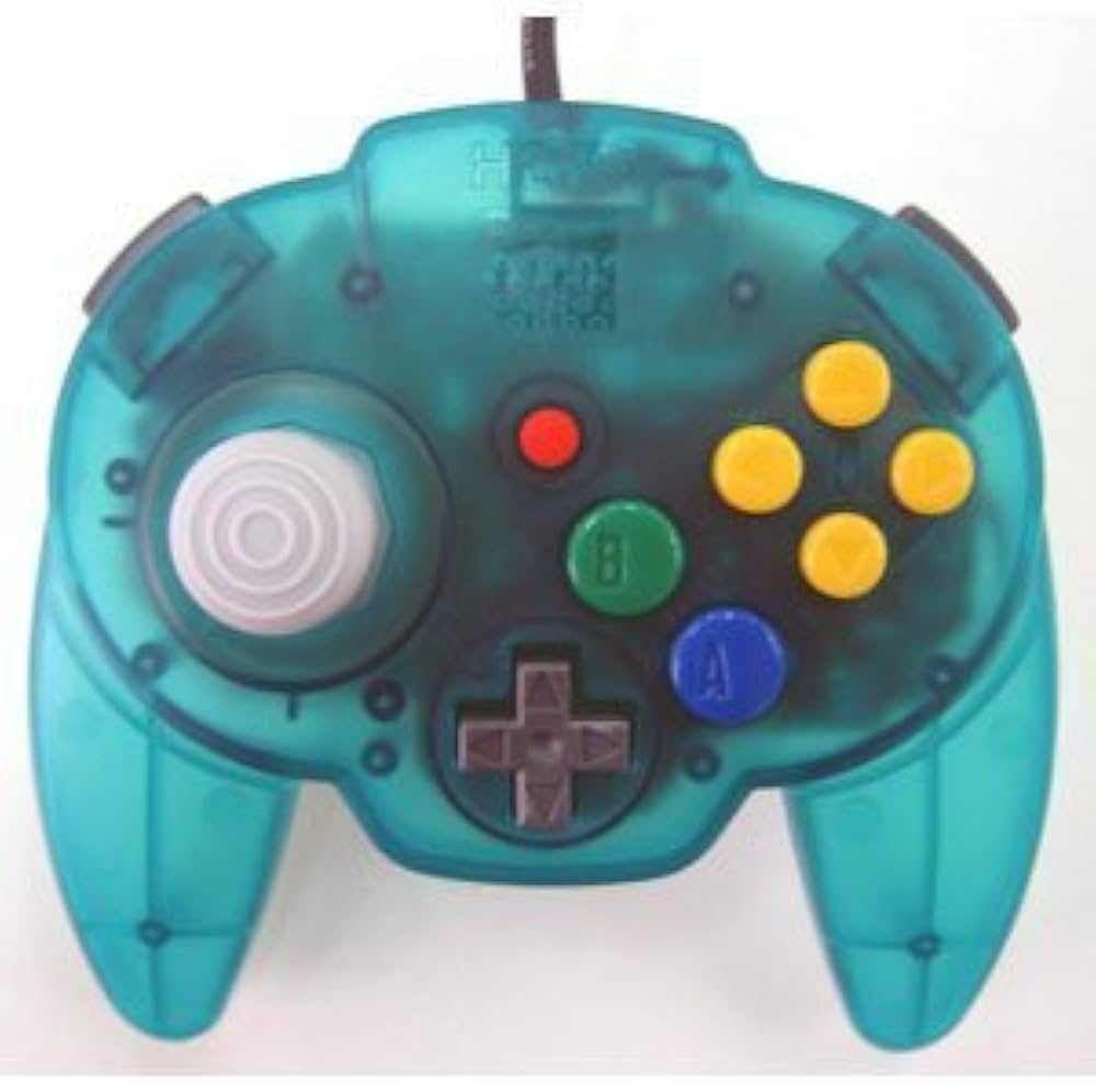 Amazon.com: Hori Mini Pad 64 - Ocean Blue Controller [N64 Japanese