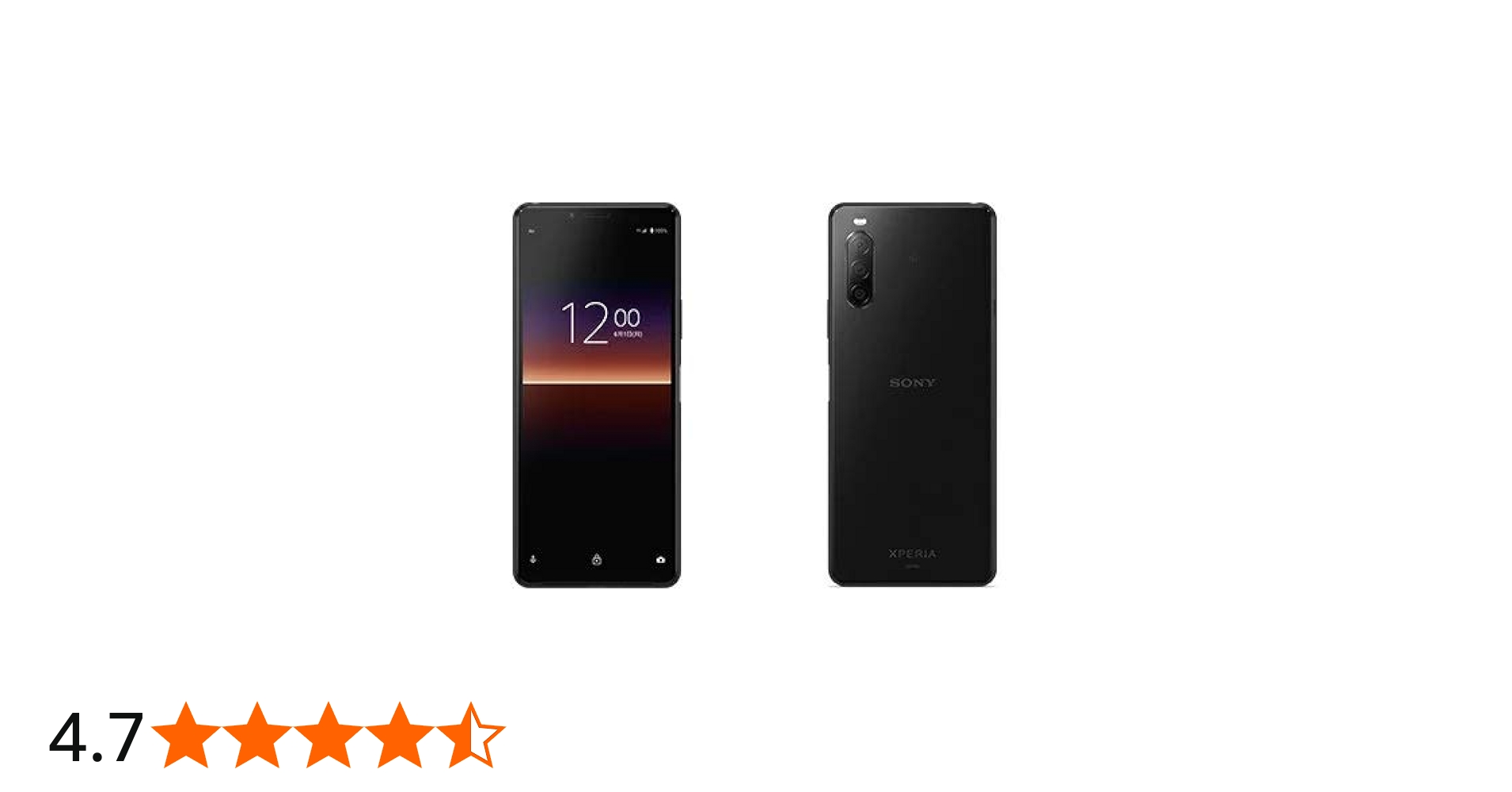 Amazon | au Xperia 10 II SOV43 (SOV43SKA) SIMロック解除済 ブラック