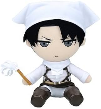 Amazon.co.jp: 進撃の巨人 ぬいぐるみシリーズ リヴァイ お掃除ver