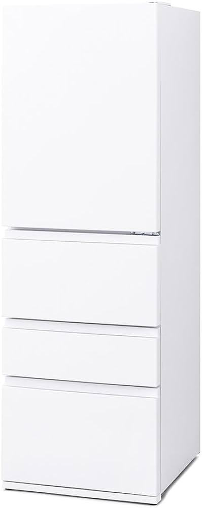 Amazon | アイリスオーヤマ 冷蔵庫 371L ホワイト 自動霜取り 二段冷凍