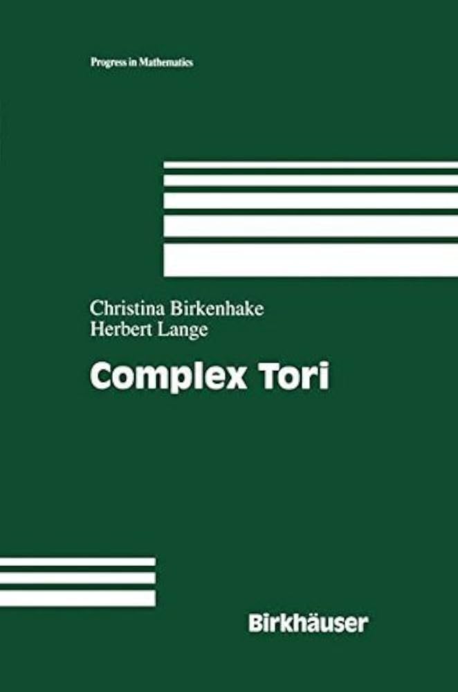 Amazon | Complex Tori (Progress in Mathematics Book 177) (English