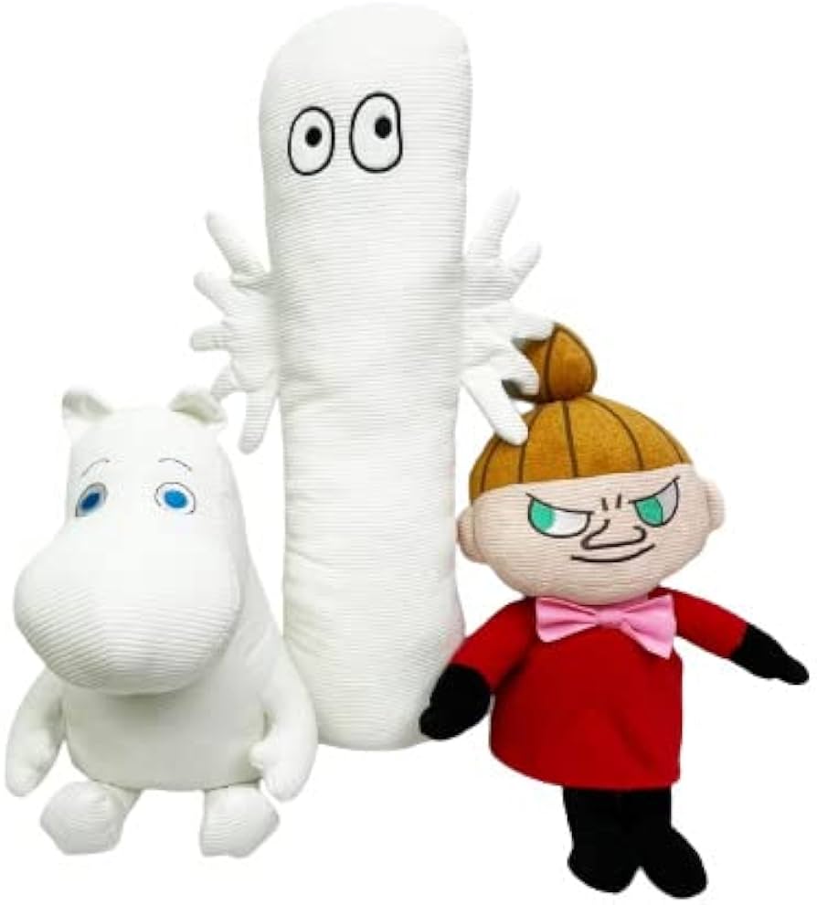 Amazon.co.jp: ムーミンコーデュロイぬいぐるみ3点SET（ムーミン