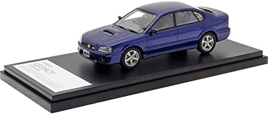 Hi Story HS367BL 1/43 Subaru Legacy B4 RSK (2001) Nautical Blue