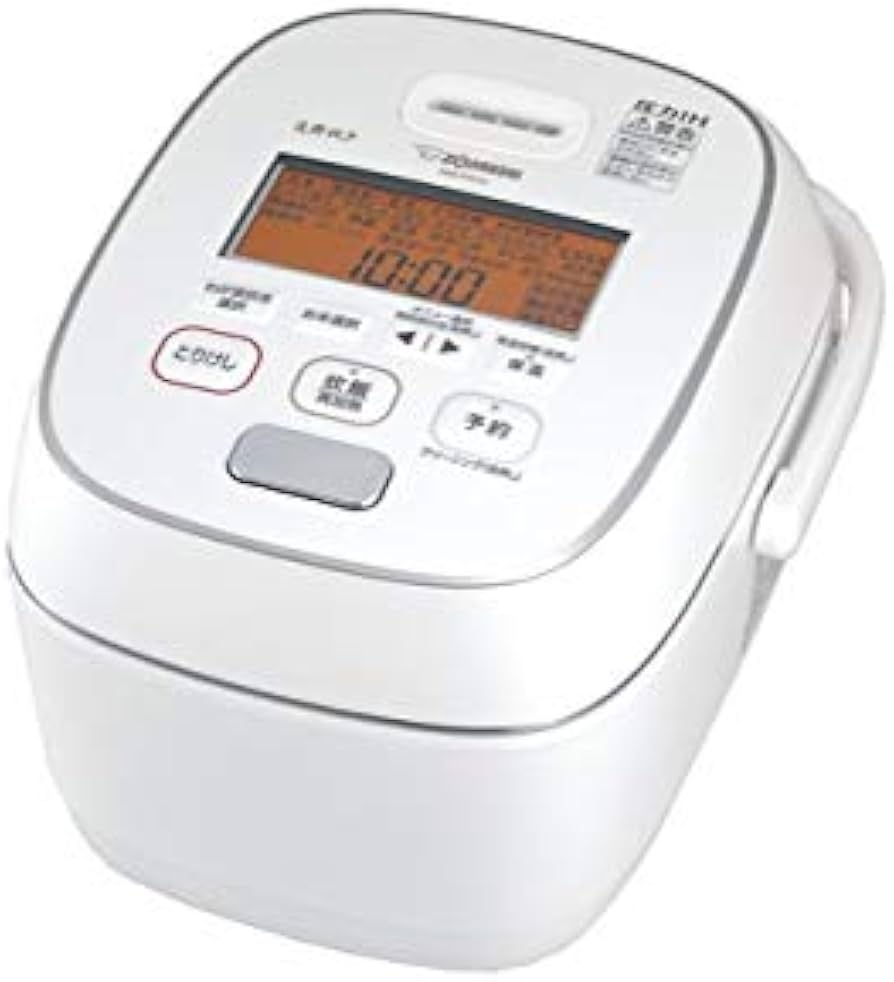 Amazon | 象印 圧力IH炊飯ジャー（5.5合炊き） 粉雪 ZOJIRUSHI 炎舞