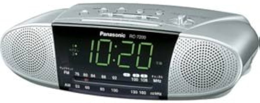 Amazon.co.jp: パナソニック FM/AM クロックラジオ RC-7200-S : 家電