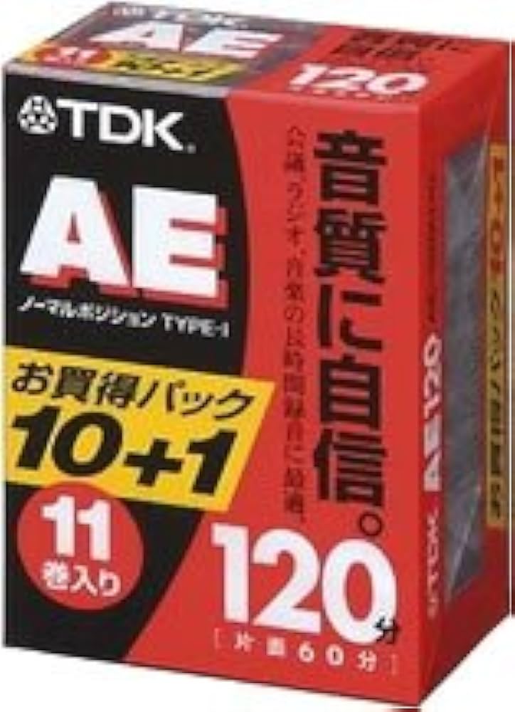 Amazon | TDK オーディオカセットテープ AE 120分11巻パック [AE