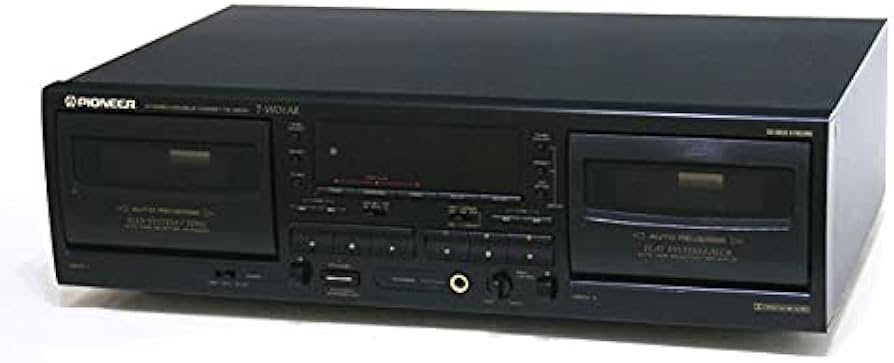 Amazon.co.jp: PIONEER パイオニア T-W01AR ダブルカセットデッキ