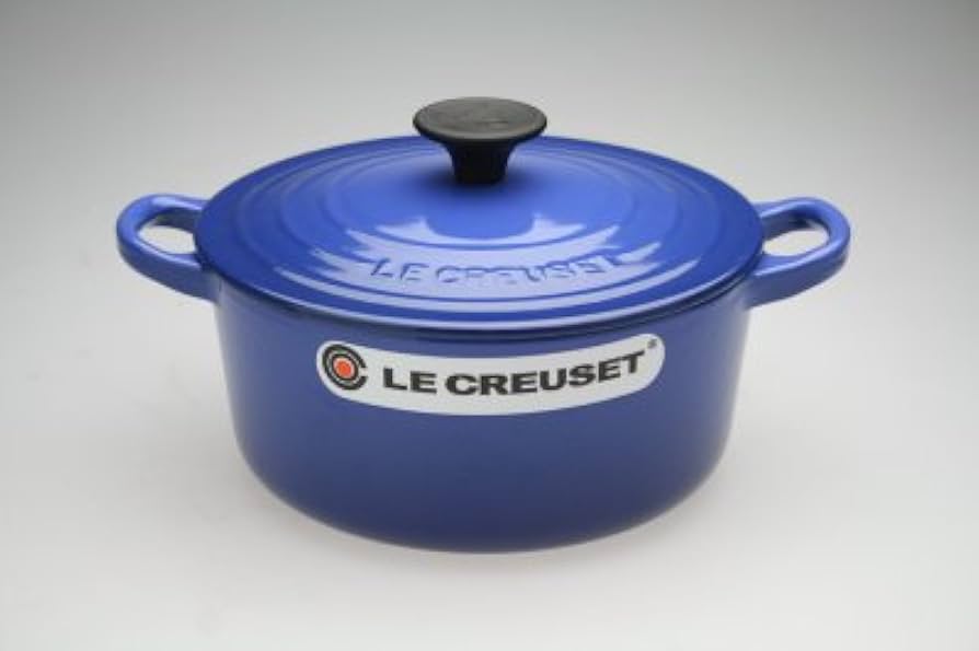 Amazon | ル・クルーゼ ホーロー鍋 ココット・ロンド (コバルトブルー