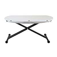 Amazon.co.jp: 大川家具 東馬 昇降テーブル ブラウン 120cm幅 アイルス