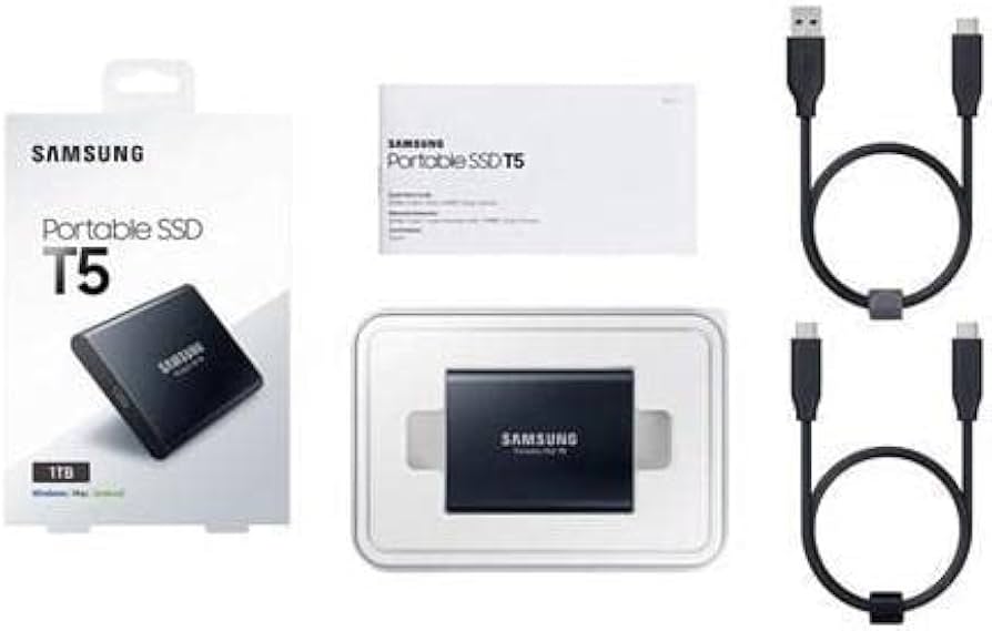 Amazon.com: SAMSUNG T5 Portable SSD 2TB - Up to 540MB/s - USB 3.1