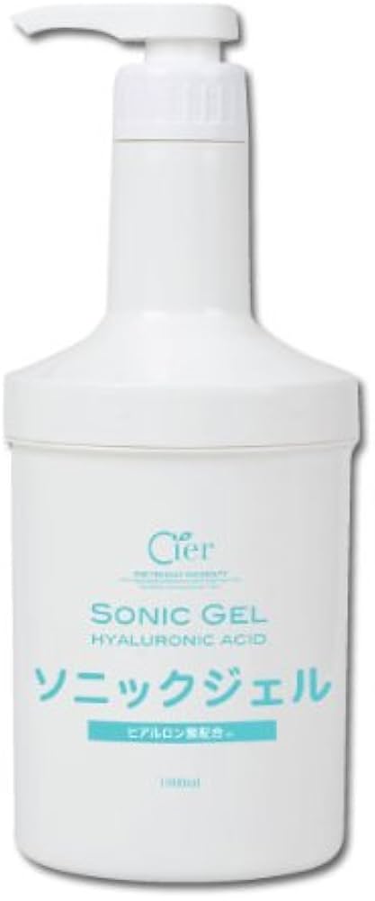Amazon | シエル ソニックジェル (美顔器ジェル) ヒアルロン酸 1L [ 超