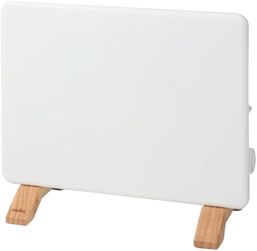 Amazon | moku. ミニパネルヒーター ここぽかミニ 脱衣所 トイレ 足元