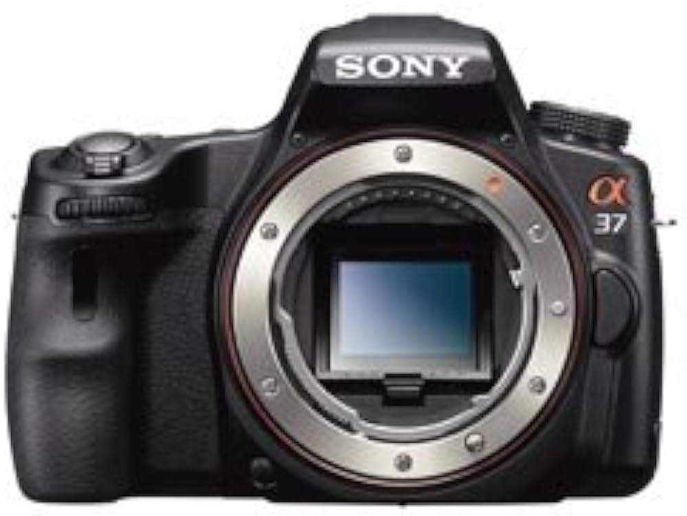 Sony SLT-A37K 16MP Digital SLR Camera (Black) with Camera Bag