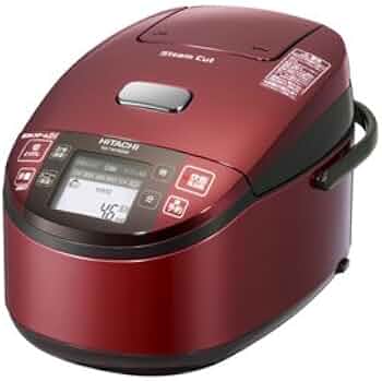 Amazon | 日立 圧力&スチームIHジャー炊飯器(5.5合炊き) レッドHITACHI