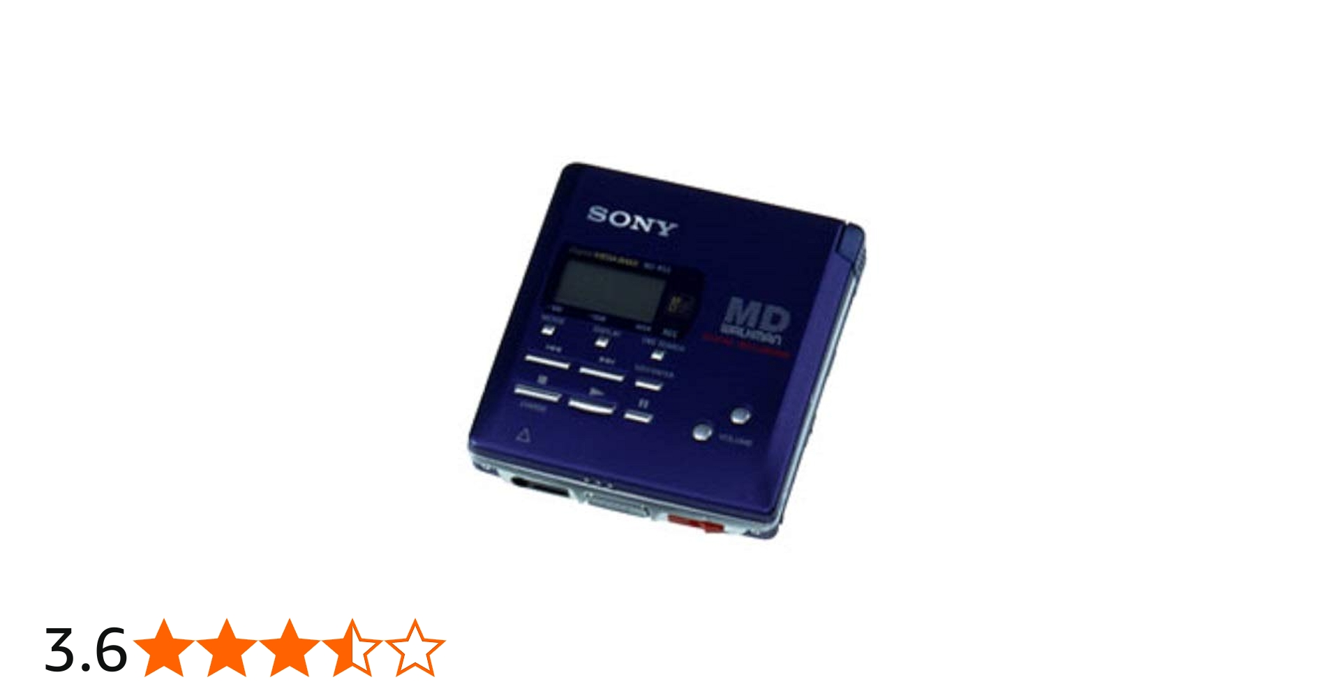 Amazon | SONY ソニー MZ-R55 ブルー ポータブルMDレコーダー （MDLP非