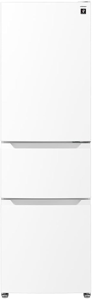 Amazon.co.jp: シャープ 冷蔵庫 幅54.4cm 317L 右開き SJ-PT32P-W